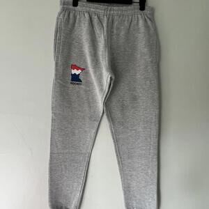 Badger Sport Gray Minnesota Hockey Graphic Sweatpants - Size S